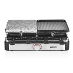 Zilan ZLN8863 raclette grill, 1500 W, 2 az 1-ben, alumínium sütőlap, tapadásmentes bevonat, hőfokszabályozó, kiegészítők