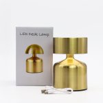 Érintőlámpa -  Lapos Gomba- USB (C) - tölthető  (400 Watt)
