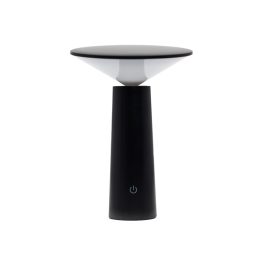   Érintőlámpa - Fekete Gomba- állítható - USB (C) - tölthető  (2000 Watt)