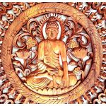 Négyzetes Buddha Panel 40x40cm